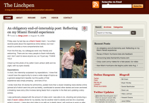 newblogscreenshot A screenshot of my new WordPress blog, which uses the "WP Premium" theme.